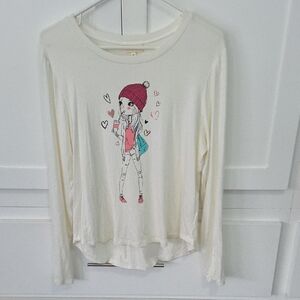 Self Esteem White Long Sleeve Tee